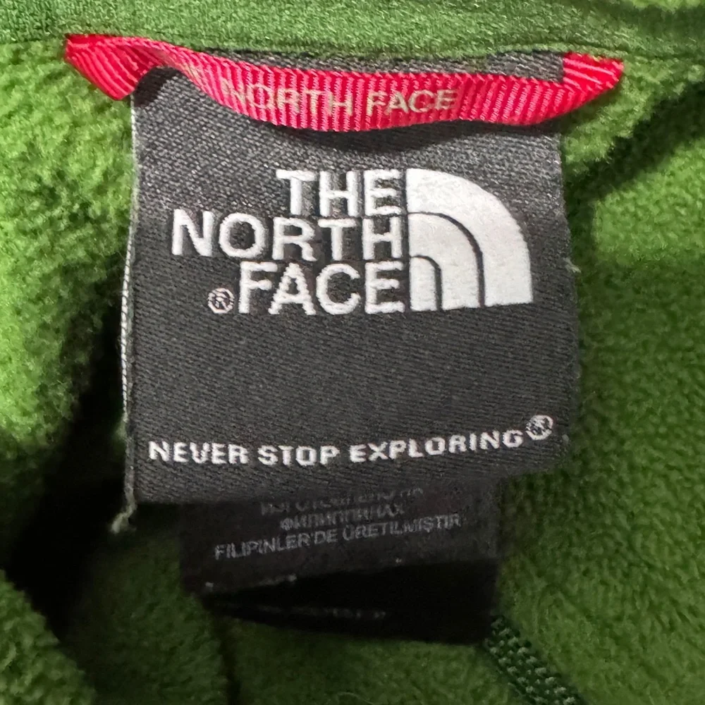 The North Face Men's 1/4 zip Green fleece Sweater size xl